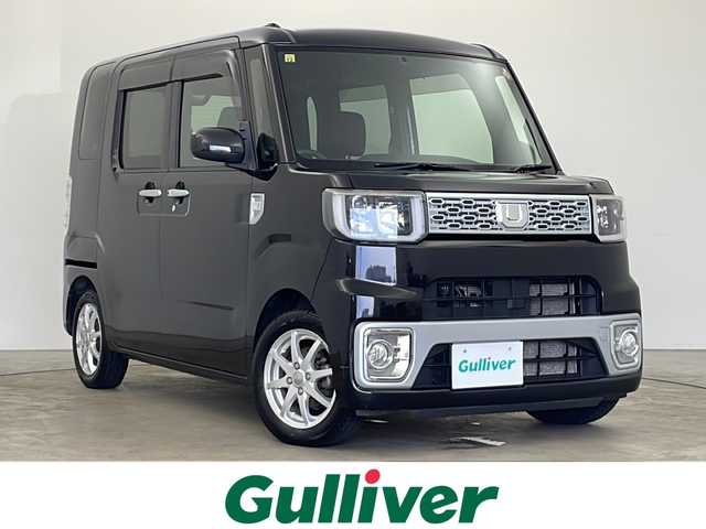ダイハツ ウェイク X 秋田県 2014(平26)年 5.4万km ブラックマイカメタリック 4WD/片側パワースライドドア/社外オーディオ/　（CD/DVD/TV/Bluetooth）/D席シートヒーター/アイドリングストップ/横滑り防止装置/プッシュスタート/LEDヘッドライト/フォグランプ/オートライト/スマートキー