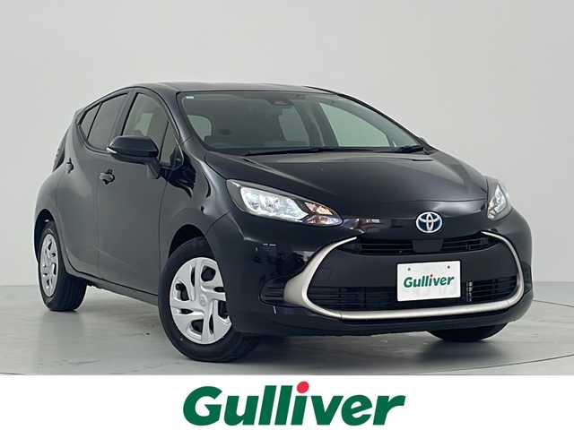 トヨタ アクア G 大阪府 2024(令6)年 1.1万km ブラックマイカ トヨタセーフティセンス/　・プリクラッシュセーフティ/　・レーンディパーチャーアラート/　・レーダークルーズコントロール/　・オートマチックハイビーム/純正メモリナビ/　　BT/Miracast/バックカメラ/LEDオートライト/純正15インチホイール/スマートキー/ビルトインETC