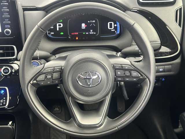 トヨタ アクア G 大阪府 2024(令6)年 1.1万km ブラックマイカ トヨタセーフティセンス/　・プリクラッシュセーフティ/　・レーンディパーチャーアラート/　・レーダークルーズコントロール/　・オートマチックハイビーム/純正メモリナビ/　　BT/Miracast/バックカメラ/LEDオートライト/純正15インチホイール/スマートキー/ビルトインETC