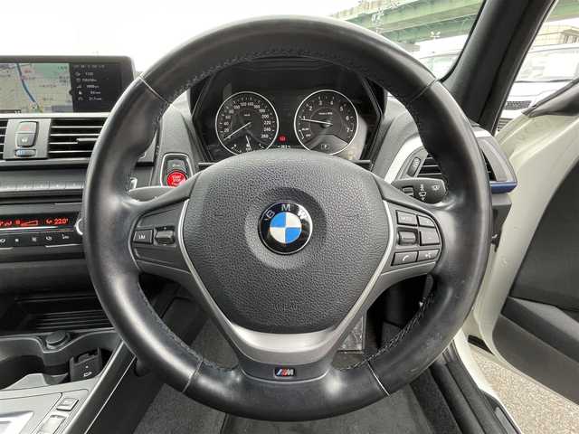 ＢＭＷ １１６ｉ Mスポーツ 愛知県 2012(平24)年 9.5万km 白 純正ナビ/ＢＴ/ＣＤ/純正フロアマット/ユピテルＦドラレコ/クルーズコントロール/１９インチオプションＡＷ　２２５／３５ＺＲ／１９/スマートキー