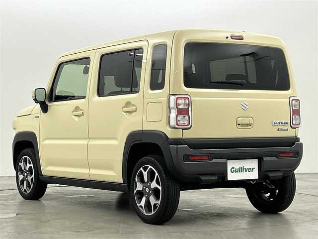 スズキ ハスラー HYBRID X 福岡県 2023(令5)年 0.9万km シフォンアイボリーM 純正ナビ（ＢＴ，フルセグＴＶ）　/アラウンドビューモニター　/ビルトインＥＴＣ　/前後ドラレコ　/アダプティブクルコン　/コーナーセンサー　/衝突被害軽減　/レーンキープ　/シートヒーター　/純正１５インチＡＷ　/ＬＥＤ