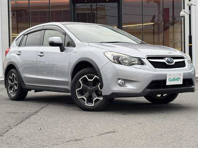 スバル インプレッサ ＸＶ 2．0i－L 宮城県 2014(平26)年 8.7万km アイスシルバーメタリック 登録時走行距離86272km/純正ナビ【フルセグTV・CD/DVD・AM・FM】/クルーズコントロール/純正17インチAW/ドアバイザー