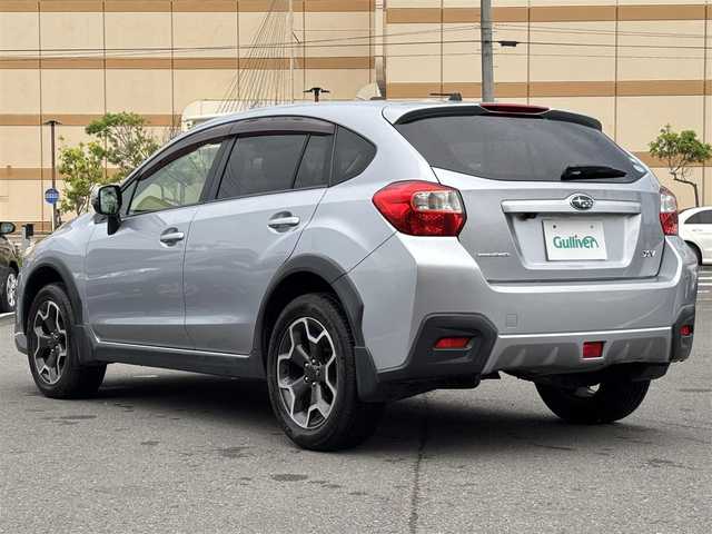 スバル インプレッサ ＸＶ 2．0i－L 宮城県 2014(平26)年 8.7万km アイスシルバーメタリック 登録時走行距離86272km/純正ナビ【フルセグTV・CD/DVD・AM・FM】/クルーズコントロール/純正17インチAW/ドアバイザー