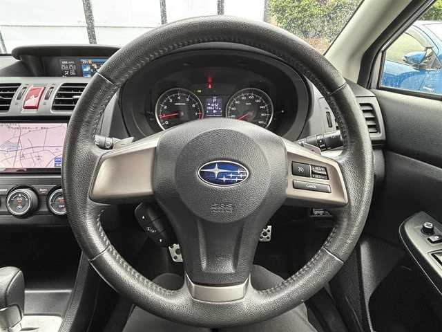 スバル インプレッサ ＸＶ 2．0i－L 宮城県 2014(平26)年 8.7万km アイスシルバーメタリック 登録時走行距離86272km/純正ナビ【フルセグTV・CD/DVD・AM・FM】/クルーズコントロール/純正17インチAW/ドアバイザー