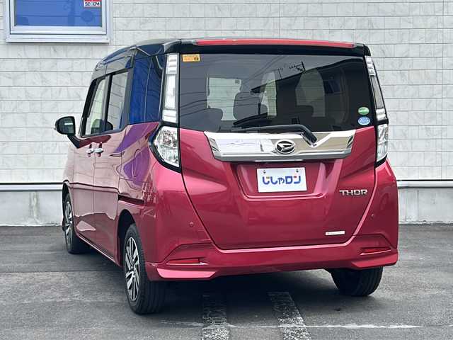 ダイハツ トール カスタムG SAⅡ 長野県 2018(平30)年 9.9万km ブラックマイカメタリック/マゼンタベリーマイカメタリック (株)IDOMが運営する【じしゃロン長野店】の自社ローン専用車両になります/こちらは現金またはオートローンご利用時の価格です。自社ローンご希望の方は別途その旨お申付け下さい./社外ナビ　（DVD/CD/BT）/フルセグTV/全方位カメラ/ETC/運転席助手席シートヒーター/純正14インチAW/両側パワースライドドア