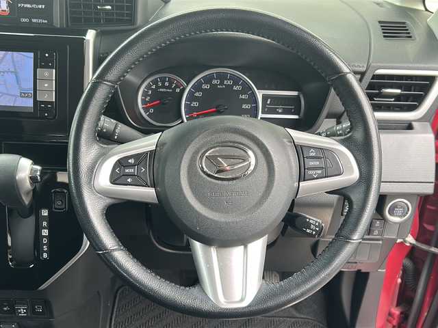 ダイハツ トール カスタムG SAⅡ 長野県 2018(平30)年 9.9万km ブラックマイカメタリック/マゼンタベリーマイカメタリック (株)IDOMが運営する【じしゃロン長野店】の自社ローン専用車両になります/こちらは現金またはオートローンご利用時の価格です。自社ローンご希望の方は別途その旨お申付け下さい./社外ナビ　（DVD/CD/BT）/フルセグTV/全方位カメラ/ETC/運転席助手席シートヒーター/純正14インチAW/両側パワースライドドア