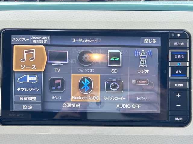 ダイハツ ムーヴ キャンバス G メイクアップ VS SAⅢ 兵庫県 2021(令3)年 2.1万km パールホワイトⅢ/ファインミントメタリック 2トーン 純正ナビ NMZL-W71D/（CD／BT／SD／USB）/フルセグTV/ETC/フルセグTV/全周囲バックカメラ/両側パワースライドドア/オートライト/プッシュスタート/アイドリングストップ/前席右側シートヒーター/ステアリングリモコン/純正フロアマット/純正ドアバイザー/LEDヘッドライト/フォグランプ/ISOFIX