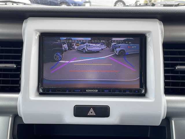 スズキ ハスラー X 長野県 2015(平27)年 1.2万km フェニックスレッドパール/ブルーイッシュブラックパール 社外メモリナビ（ＣＤ／ＳＤ／ワンセグＴＶ）/(MDV-D302)/バックカメラ/純正15インチアルミホイール/シートヒーター/アイドリングストップ/革巻きステアリング/衝突軽減ブレーキ/ＥＴＣ/ＨＩＤヘッドライト/フォグライト/オートライト/スマートキー/プッシュスタート/電動格納ミラー/Wエアバック/ドアバイザー