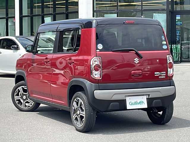スズキ ハスラー X 長野県 2015(平27)年 1.2万km フェニックスレッドパール/ブルーイッシュブラックパール 社外メモリナビ（ＣＤ／ＳＤ／ワンセグＴＶ）/(MDV-D302)/バックカメラ/純正15インチアルミホイール/シートヒーター/アイドリングストップ/革巻きステアリング/衝突軽減ブレーキ/ＥＴＣ/ＨＩＤヘッドライト/フォグライト/オートライト/スマートキー/プッシュスタート/電動格納ミラー/Wエアバック/ドアバイザー