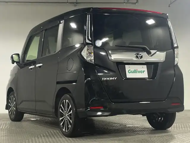 トヨタ ルーミー カスタムG－T 神奈川県 2021(令3)年 1.6万km ブラックマイカメタリック 純正9インチメモリーナビ【NSZT-Y68T】/(CD/DVD/Bluetooth/フルセグ)/全方位カメラ/両側パワースライドドア/ビルトインETC/レーダークルコン/LEDヘッドライト/フォグランプ/衝突軽減ブレーキ/横滑り防止/アイドリングストップ/ドアバイザー/フロアマット/スマートキー/スペアキー×１本/取扱説明書