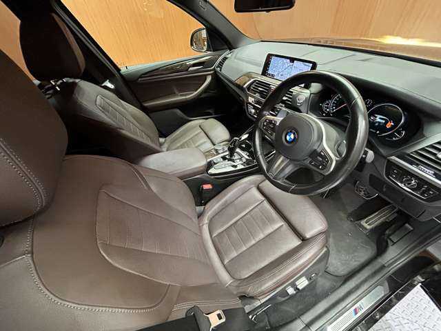 ＢＭＷ Ｘ３ xDrive20d Mスポーツ 千葉県 2017(平29)年 6.5万km サファイアブラックP ハイラインＰＫＧ　/純正ナビ　/３６０°カメラ　/ＡＣＣ　/ＢＳＭ　/茶革　/シートヒーター　/ベンチレーター　/パワーシート　/後席モニター　/パーキングアシスト　/ＬＥＤヘッドライト　/オートライト　/電動リアゲート