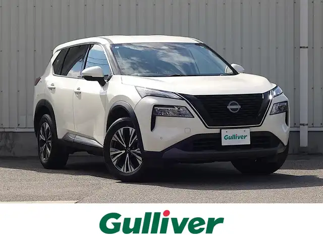 日産 エクストレイル X e－4ORCE 山形県 2023(令5)年 6.6万km ブリリアントホワイトパール 4WD/衝突被害軽減システム/純正メモリナビ/　　【BT フルセグ USB AM/FM】/アラウンドビューモニター/レーダークルーズコントロール/LEDオートヘッドライト/パワーシート/全席シートヒーター/純正18インチアルミホイール/ドライブレコーダー/アイドリングストップ/コーナーセンサー/ステアリングスイッチ/ステアリングヒーター/電動格納ウィンカーミラー/インテリジェントキー/ETC2.0