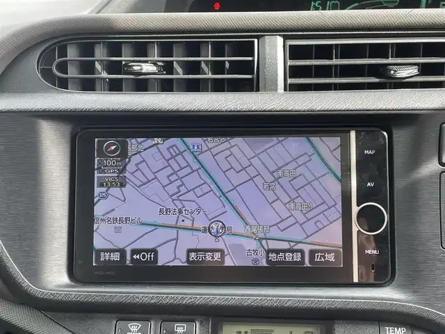 トヨタ アクア G 長野県 2012(平24)年 10.1万km グレーメタリック 社外HDDナビ/・Bluetooth/CD/バックカメラ/ドラレコ前方のみ/純正フロアマット/シートヒーターD+N席/社外15インチAW/LEDオートライト/横滑り防止装置/Wエアバック/ECOモード/EVモード/保証書/取扱説明書