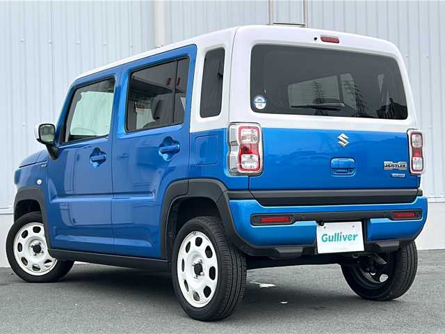 スズキ ハスラー HYBRID G 三重県 2021(令3)年 4.1万km ブリスクブルーメタリック/ホワイト2トーンルーフ 社外ナビ /バックカメラ /ETC /前席シートヒーター /前後コーナーセンサー /スペアキー /レーンキープアシスト /衝突軽減ブレーキ /アイドリングストップ /フロアマット /オートライト /電動格納ミラー /禁煙車