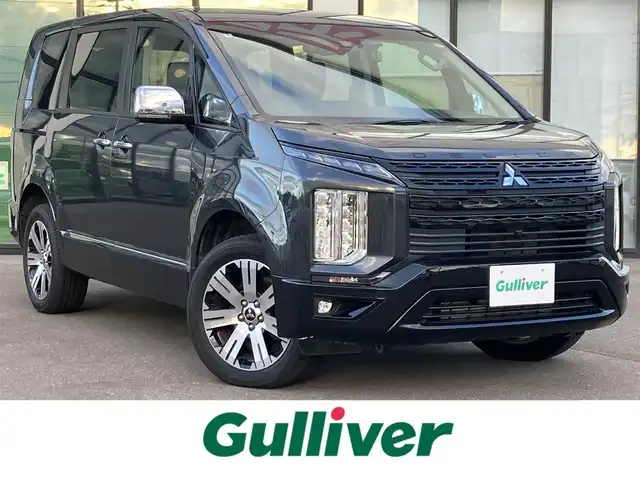 三菱 デリカＤ：５ P 道南・函館 2022(令4)年 4万km グラファイトグレーメタリック/ブラックマイカ /純正ナビ//フルセグＴＶ//ドライブレコーダー//全周囲カメラ//オートステップ//ハンドルヒーター//フリップダウンモニター//デジタルインナーミラー//両側パワースライドドア//電動リアゲート//クルーズコントロール//ブラインドスポットモニター//衝突軽減ブレーキ//フロアマット//ETC//スマートキー