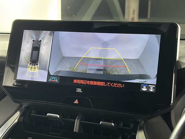 トヨタ ハリアー ハイブリッド Z レザーパッケージ 広島県 2020(令2)年 5.2万km プレシャスブラックパール 禁煙車/トヨタセーフティセンス/・プリクラッシュセーフティ/・レーンディパーチャーアラート/・レーントレーシングアシスト/・ロードサインアシスト/・オートマチックハイビーム/BSM/HUD/クリアランスソナー/デジタルインナーミラー/純正12.3インチナビ/・フルセグ/Bluetooth/Miracast/パノラミックビューモニター/パワーバックドア/黒レザーシート/シートヒーター/ベンチレーション/革巻きステアリング/ステアリングヒーター/オートライト/LEDヘッドライト/フォグランプ/ETC２．０/純正ドアバイザー/純正19インチアルミホイール/W+サイド+カーテンエアバック