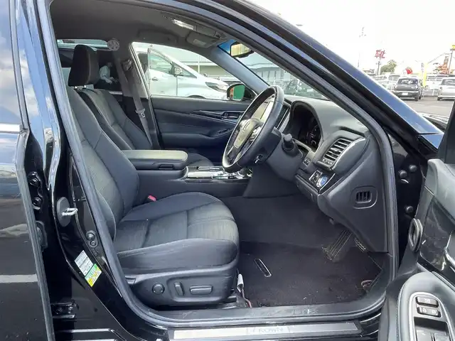 トヨタ クラウン ハイブリッド アスリートS ブラックスタイル 岡山県 2014(平26)年 6.6万km プレシャスブラックパール 純正HDDナビ/フルセグTV、CD、DVD、AM、FM、Bluetooth/バックカメラ/前後コーナーセンサー/クルーズコントロール/純正18インチスパッタリング塗装アルミホイール