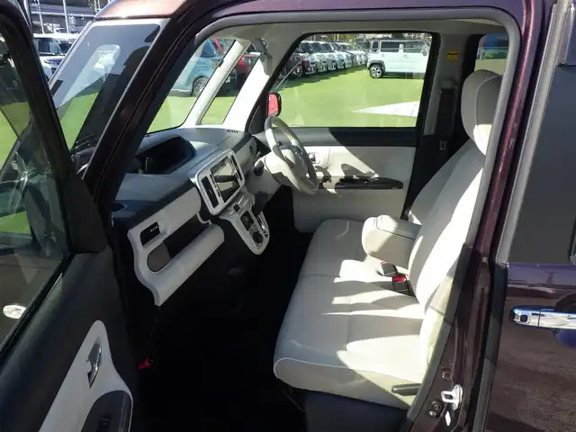 ダイハツ ムーヴ キャンバス G メイクアッフ SA Ⅱ 千葉県 2016(平28)年 1.9万km プラムブラウンクリスタルマイカ スマートアシストII/エコアイドル/両側パワースライドドア/純正SDナビ/地デジTV/【DVD/CD再生機能】/パノラマモニター/ドライブレコーダー/ETC/LEDヘッドライト/フォグライト/リアコーナーセンサー/キーフリーシステム