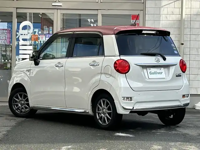 ダイハツ キャスト スタイル GプライムコレSAⅡ 岩手県 2017(平29)年 5.3万km 白 ４WD/エクリプス7インチナビ/FM/AM/フルセグ/Bluetooth/衝突軽減ブレーキ/横滑り防止装置/盗難防止装置/アイドリングストップ/シートヒーター/バックカメラ/LEDライト/フォグランプ/AUTOライト/純正マット/純正バイザー/ETC/夏タイヤ積載