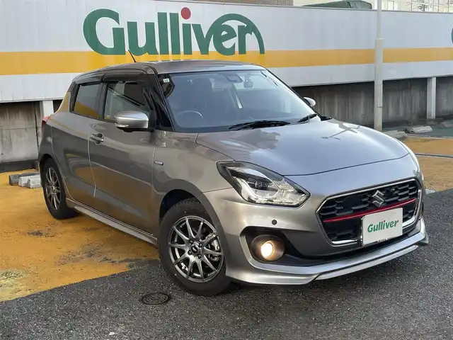 スズキ スイフト HYBRID RS 静岡県 2021(令3)年 3.4万km プレミアムシルバーメタリック ワンオーナー/純正8インチナビ/フルセグTV/DVD/CD/SD/BT/MSV/全方位カメラ/社外15インチAW/純正16インチAW(サマータイヤ付)車内積載/前後ドライブレコーダー/前後コーナーセンサー/衝突軽減ブレーキ/レーンキープアシスト/ブラインドスポットモニター/レーダークルーズコントロール/運転席シートヒーター/スマートキー×2/保証書/取扱説明書/ナビ取扱説明書/R6点検記録簿有
