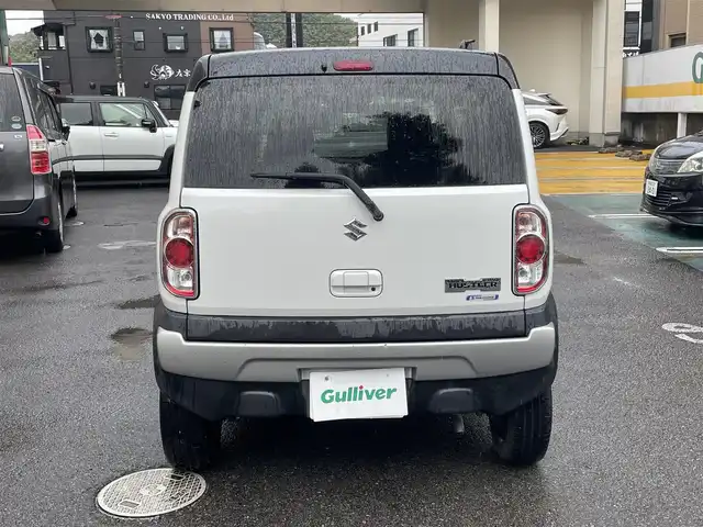 スズキ ハスラー J 静岡県 2019(令1)年 4.8万km ピュアホワイトパール/ブラック2トーン 社外オーディオ(CD/BT/AUX)/衝突軽減ブレーキ/レーンキープアシスト/LEDヘッドライト/LEDフォグ/純正15インチAW/スマートキー×2/保証書/取扱説明書