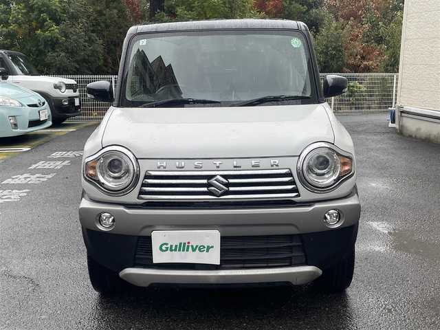 スズキ ハスラー J 静岡県 2019(令1)年 4.8万km ピュアホワイトパール/ブラック2トーン 社外オーディオ(CD/BT/AUX)/衝突軽減ブレーキ/レーンキープアシスト/LEDヘッドライト/LEDフォグ/純正15インチAW/スマートキー×2/保証書/取扱説明書