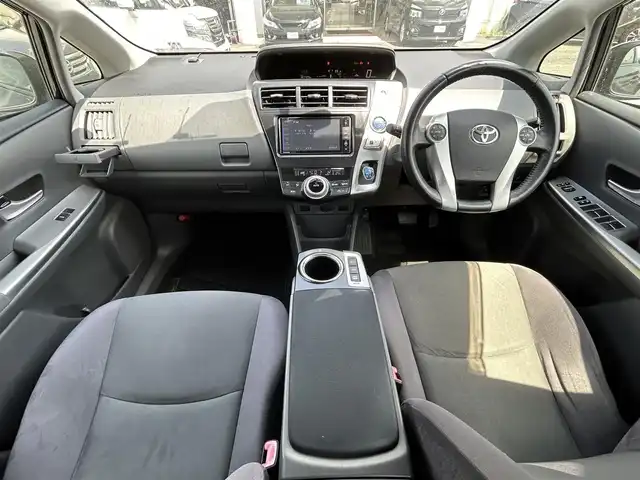 トヨタ プリウス α S ツーリングセレクション 宮崎県 2012(平24)年 10.8万km ブラック /ナビ(CN-S300WD)//TV/CD/DVD/Bluetooth//ETC//バックカメラ//純正フロアマット//純正アルミホイール//ドアバイザー//プッシュスタート//電格ウィンカーミラー//ステアリングスイッチ//オートライト//取扱説明書//保証書