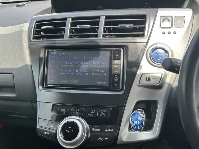 トヨタ プリウス α S ツーリングセレクション 宮崎県 2012(平24)年 10.8万km ブラック /ナビ(CN-S300WD)//TV/CD/DVD/Bluetooth//ETC//バックカメラ//純正フロアマット//純正アルミホイール//ドアバイザー//プッシュスタート//電格ウィンカーミラー//ステアリングスイッチ//オートライト//取扱説明書//保証書