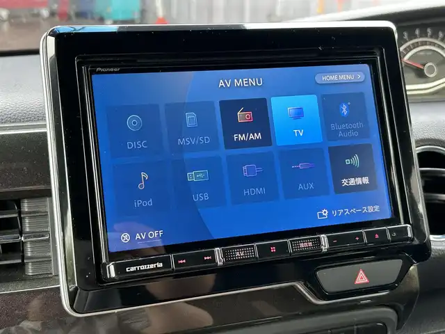ホンダ Ｎ ＢＯＸ カスタム G L ホンダセンシング 福岡県 2019(令1)年 4.5万km ミラノレッド ・社外8インチナビ/（フルセグ/Bluetooth/USB/HDMI/AUX）/・社外10.2インチ後席用モニター/・両側パワースライドドア/・バックカメラ/・ドライブレコーダー/・ETC/・クルーズコントロール（追従走行可）/・横滑り防止装置/・衝突軽減システム/・レーンキープアシスト/・D/N席シートヒーター/・純正サイドエアロパーツ/・LEDヘッドライト/・電動格納ミラー/・純正ドアバイザー/・純正アルミホイール