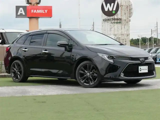 トヨタ カローラツーリング ダブルバイビー 千葉県 2020(令2)年 4.3万km ブラックマイカ Toyota Safety Sense/・プリクラッシュセーフティ/・レーンディパーチャーアラート/・オートハイビーム/・レーダークルーズコントロール/ハーフレザーシート/前席シートヒーター/純正コネクティッドナビ/地デジTV/【Bluetooth接続】/バックカメラ/ドライブレコーダー（DRT-H68A）/革巻きステアリング/ステアリングヒーター/ステアリングスイッチ/ETC/LEDヘッドライト/フォグライト/ウインカーミラー/クリアランスソナー/純正17インチアルミホイル/サイド/カーテン/ニーエアバッグ/スマートキー