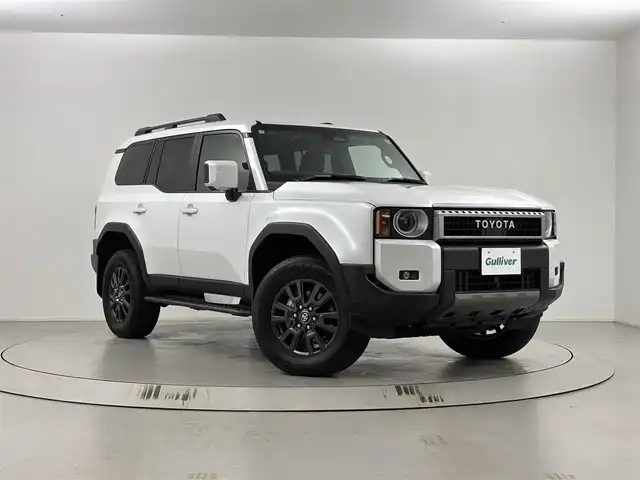 トヨタ ランドクルーザー ２５０ VX 埼玉県 2025(令7)年 0.1万km未満 プラチナホワイトパールマイカ 未使用車/純正12インチナビ/パノラミックビューカメラ/サンルーフ/純正ドライブレコーダー/ルーフレール/バックフォグ/HDMI端子/デジタルインナーミラー/オートマチックハイビーム/スマートキー/ビルトインETC2.0