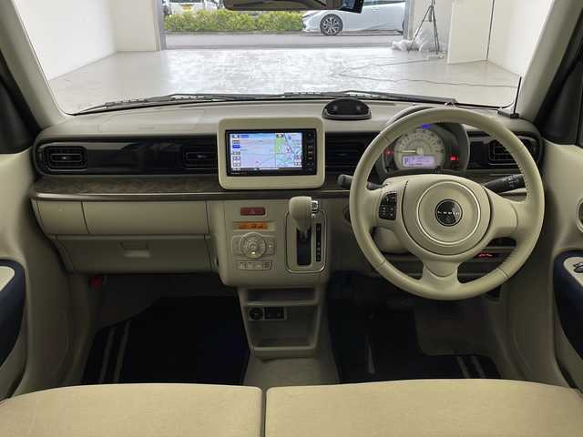 スズキ ラパン モード 宮城県 2021(令3)年 1.6万km ノクターンブルーパール/ホワイト 2トーンルーフ 4WD//純正ナビ/(FM/AM/SD/iPod/USB/CD/DVD)//フルセグTV//Bluetooth//全方位カメラ//バックカメラ//ETC//前後ドライブレコーダー//スズキセーフティサポート//シートヒーター//プッシュスタート//スマートキー//スペアキーあり//オートライト//純正フロアマット