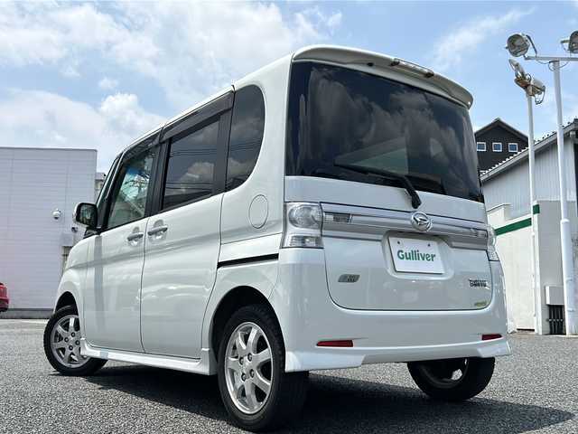 ダイハツ タント カスタム RS 東京都 2012(平24)年 11.9万km パールホワイトⅢ KENWOODナビ（MDV-L402）/（iPod/USB）/純正14インチアルミホイール/片側パワースライドドア/純正ドアバイザー/純正フロアマット/スマートキー/保証書/取説書