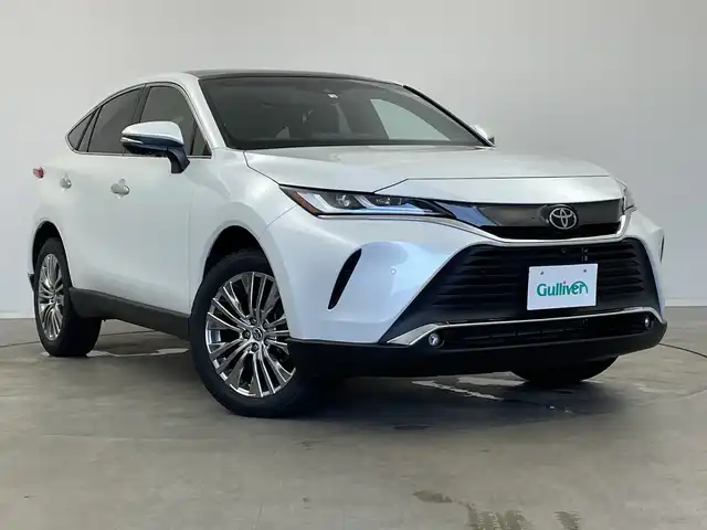 トヨタ ハリアー Z レザーパッケージ 新潟県 2023(令5)年 2.9万km プラチナホワイトパールマイカ メーカーオプションナビ/JBLサウンド/フルセグテレビ/Bluetooth/調光パノラマルーフ/デジタルインナーミラー/アラウンドビューモニター/パワーシート/前席シートヒーター/前席エアシート/パワーバックドア/ETC2.0/プッシュスタート/スマートキー/電動格納ミラー/レーンキープアラート/コーナーセンサー/LEDライト/オートハイビーム/オートライト