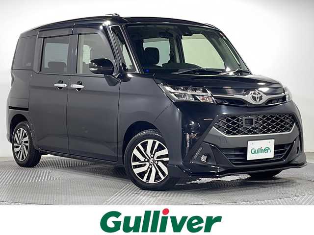 トヨタ タンク カスタムG S 広島県 2017(平29)年 4.3万km ブラックマイカメタリック 禁煙車/純正ナビ/パノラミックビューモニター/両側パワースライドドア/クルーズコントロール/ＥＴＣ/後方コーナーセンサー/衝突被害軽減/フォグランプ/LEDヘッドライト/オートライト/アイドリングストップ/純正14インチアルミホイール(165/65/R14)/エアバッグ(運転席/助手席/サイド)