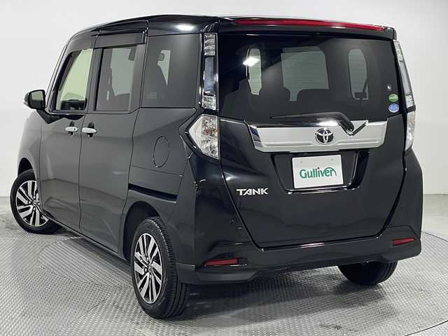 トヨタ タンク カスタムG S 広島県 2017(平29)年 4.3万km ブラックマイカメタリック 禁煙車/純正ナビ/パノラミックビューモニター/両側パワースライドドア/クルーズコントロール/ＥＴＣ/後方コーナーセンサー/衝突被害軽減/フォグランプ/LEDヘッドライト/オートライト/アイドリングストップ/純正14インチアルミホイール(165/65/R14)/エアバッグ(運転席/助手席/サイド)