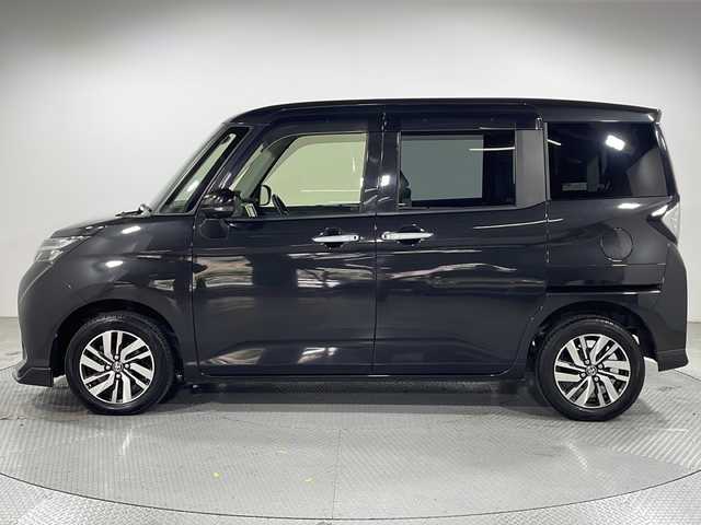 トヨタ タンク カスタムG S 広島県 2017(平29)年 4.3万km ブラックマイカメタリック 禁煙車/純正ナビ/パノラミックビューモニター/両側パワースライドドア/クルーズコントロール/ＥＴＣ/後方コーナーセンサー/衝突被害軽減/フォグランプ/LEDヘッドライト/オートライト/アイドリングストップ/純正14インチアルミホイール(165/65/R14)/エアバッグ(運転席/助手席/サイド)