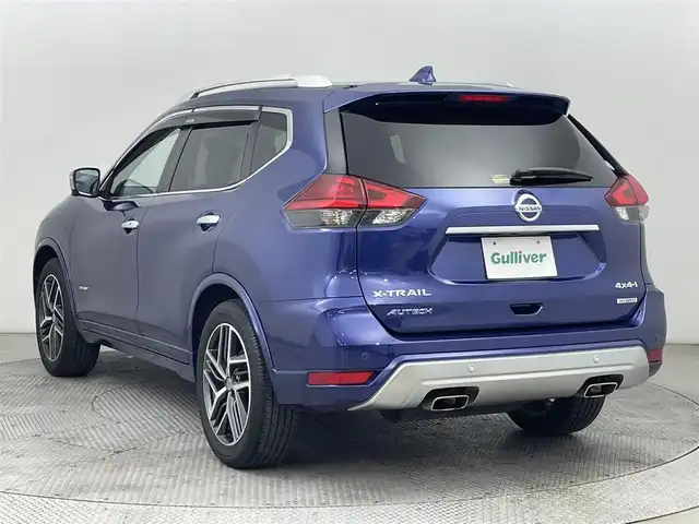 日産 エクストレイル ハイブリッド オーテック iパッケージ 道央・札幌 2020(令2)年 5.7万km カスピアンブルー ・４WD/・プロパイロット/・メーカーナビ/　CD/DVD/SD/BT/フルセグ/・アラウンドビューモニター/・デジタルインナーミラー/・前方ドライブレコーダー/・エマージェンシーブレーキ/・レーダークルーズコントロール/・レーンキープアシスト/・クリアランスソナー/・オートハイビーム/・ダウンヒルアシストコントロール/・カプロンシート/・全席シートヒーター/・パワーバックドア/・LEDヘッドライト/・フォグライト/・オートライト/・プッシュスタート/・スマートキー/・純正フロアマット/・ドアバイザー/・ルーフレール