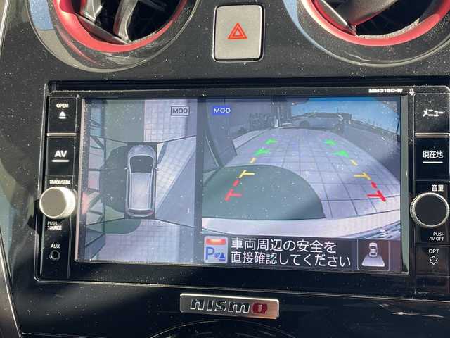 日産 ノート e－パワー ニスモ 愛知県 2018(平30)年 3.7万km ブリリアントホワイトパール 純正ナビ/全方位カメラ/バックカメラ/レーダークルーズコントロール/コーナーセンサー/インテリジェントミラー/ドライブレコーダー/ETC2.0/衝突軽減システム/フルセグ/CD DVD/Bluetooth/ステアリングスイッチ/スマートキー/プッシュスタート