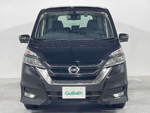 日産 セレナ ハイウェイスター Vセレクション 広島県 2018(平30)年 5.1万km ダイヤモンドブラック 社外ナビ　/アラウンドビューモニター　/ALPINE後席モニター　/両側パワースライドドア　/レーダークルーズコントロール　/衝突軽減　/レーンキープアシスト　/踏み間違い防止　/パーキングアシスト　/ドラレコ　/ＥＴＣ/社外16インチアルミホイール(195/60/R16)/エアバック(運転席/助手席/サイド/カーテン)