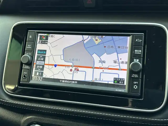 日産 キックス X 千葉県 2020(令2)年 1.5万km ブリリアントホワイトパール 純正後付けナビ/　(CD/AUX/Bluetooth)/フルセグTV/インテリジェントルームミラー/アラウンドビューモニター/ドライブレコーダー (DH5-D)/ETC/ステアリングスイッチ/ステアリングヒーター/プロパイロット/エマージェンシーブレーキ/車線逸脱防止支援システム/前後コーナーセンサー/プッシュエンジンスタート/スマートキー/ハーフレザー調シート/前席シートヒーター/トノカバー/オートライト/ヘッドライトレベライザー/LEDヘッドライト/LEDフォグランプ/ウィンカー付き電動格納ミラー/純正フロアマット/ダブル＆サイド＆カーテンエアバッグ/ナビ取扱説明書