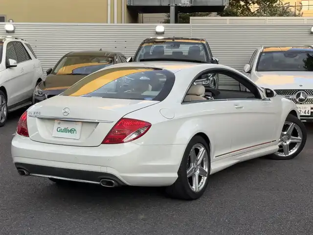 メルセデス・ベンツ ＣＬ５５０ デジーノ AMGエディション 東京都 2006(平18)年 1.6万km カルサイトホワイト 限定100台特別限定車/ワンオーナー/保証書・取説・ナビ取説・キーレスキー×２/H19.20.21.23.27.29.R1.3.4.5ディーラー記録簿有/ナイトビューアシスト/サンルーフ/車間距離警告/ABC（アクティブ・ボディ・コントロール）・車高調整機能・サスペンション自動制御/ウッドコンビハンドル・オートチルト・ステアリングスイッチ/クルーズコントロール/デジーノポーセレン（乳白色）アニリンレザーシート/前席メモリ付パワーシート・シートヒーター・ベンチレーション/マルチコントロールシートバック/COMANDシステム 純正HDDナビ/DVD/CD(ch)/MSV/ハーマン・カードンサウンドシステム/バックカメラ・パーキングアシスト/パークトロニック/ビルトインETC/純正19インチマルチピースアルミ/HID・前後フォグ・オートライト・AFS・ヘッドライトクリーナー/電格ウィンカーミラー/ドアイージークロージャー/電動パーキングブレーキ/サイド＆カーテンエアバック