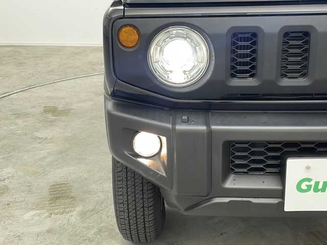 スズキ ジムニー XC 群馬県 2021(令3)年 2.8万km ブルーイッシュブラックパール3 純正8型ナビ　バックカメラ　衝突被害軽減ブレーキ　4WD ターボ車　フルセグTV　シートヒーター　オートハイビーム　ビルトインETC　レザーステアリング　LEDヘッドライト　クルーズコントロール　禁煙