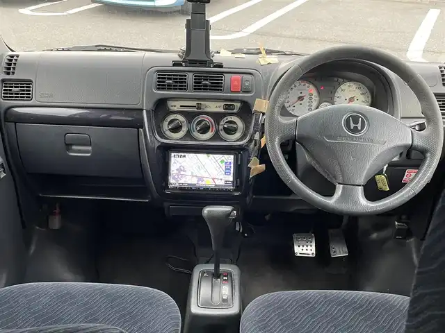 ホンダ バモス L 長野県 2006(平18)年 10.5万km タフタホワイト ４WD/社外ETC/純正フロアマット/両側スライドドア/純正１３AW/ドアバイザー/パワーウィンドウ