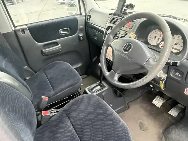 ホンダ バモス L 長野県 2006(平18)年 10.5万km タフタホワイト ４WD/社外ETC/純正フロアマット/両側スライドドア/純正１３AW/ドアバイザー/パワーウィンドウ