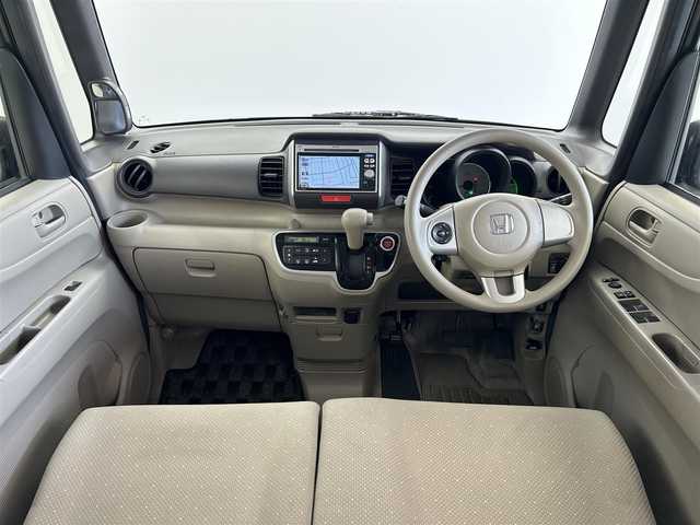 ホンダ Ｎ ＢＯＸ G Lパッケージ 福井県 2012(平24)年 1.9万km プレミアムブロンズパール 純正SDナビ　型式：VXM-118VS/片側パワースライドドア/スマートキー/純正フロアマット/ハロゲンヘッドライト/ABS/横滑り防止装置/盗難防止装置