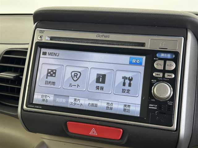 ホンダ Ｎ ＢＯＸ G Lパッケージ 福井県 2012(平24)年 1.9万km プレミアムブロンズパール 純正SDナビ　型式：VXM-118VS/片側パワースライドドア/スマートキー/純正フロアマット/ハロゲンヘッドライト/ABS/横滑り防止装置/盗難防止装置