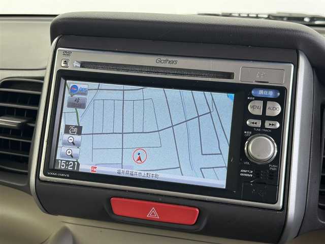 ホンダ Ｎ ＢＯＸ G Lパッケージ 福井県 2012(平24)年 1.9万km プレミアムブロンズパール 純正SDナビ　型式：VXM-118VS/片側パワースライドドア/スマートキー/純正フロアマット/ハロゲンヘッドライト/ABS/横滑り防止装置/盗難防止装置