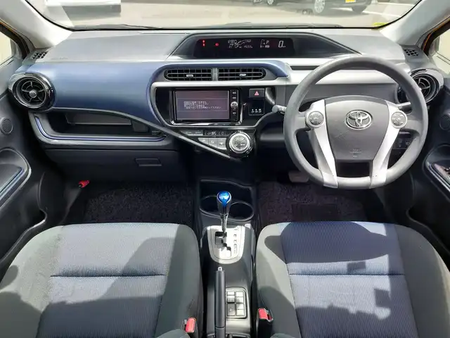 トヨタ アクア S 東京都 2016(平28)年 4.6万km イエロー 純正ナビ/フルセグテレビ/Bluetooth/ETC/アルミホイール/トヨタセーフティセンス/LEDヘッドライト/エアロパーツ/プッシュスタート/キーレスエントリー
