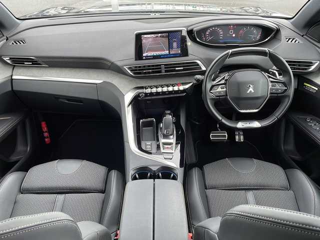 プジョー プジョー ３００８ GT 徳島県 2022(令4)年 2.7万km ペルラネラブラック 純正ナビ/（BT/ラジオ/USB）/サンルーフ/全方位カメラ/ETC/ドライブレコーダー/電動リアゲート/運転席マッサージ機能/ヒルディセントコントロール/パドルシフト/パワーバックドア/ブラインドスポットモニター/シートメモリ/パワーシート/シートヒーター/LEDヘッドライト/前後コーナーセンサー